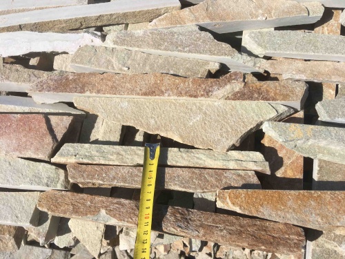 Горбушка златолит золотистый для облицовки купить в Калуге