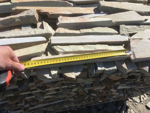 Горбушка златолит золотистый для облицовки купить в Калуге