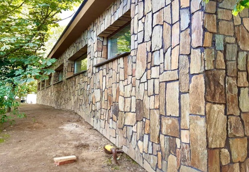 Плитняк кора дерева для цоколя, отмостки купить в Калуге