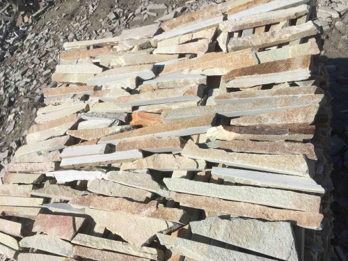 Горбушка златолит золотистый для облицовки купить в Калуге