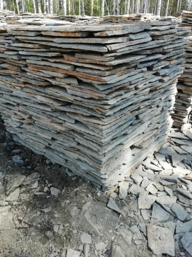 Плитняк златолит Уральский для цоколя, отмостки купить в Калуге